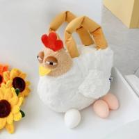 Bolso De Mano En Forma De Gallo De Peluche Divertido Y Kawaii Con Colgante Para Llaves Para Mujeres Regalo De Cumpleaños Bolsa De Dollar Unisex Tamaño Aproximado - details 0