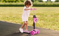 Patinete Arebos 3 Ruedas LED-XXL - Asiento Ajustable - Freno de Mano - para Niños - details 0