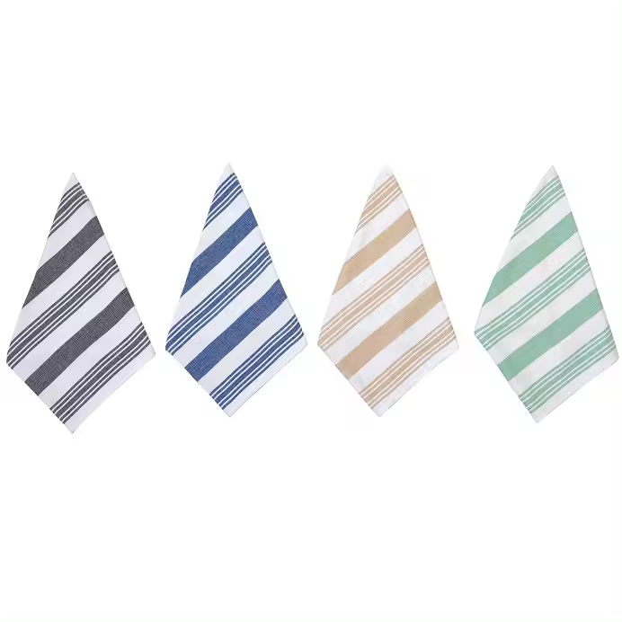 Dhestia Home - Pack 4 Paños de Cocina 40X70 Cm, Multicolor, 100% Algodón - 1