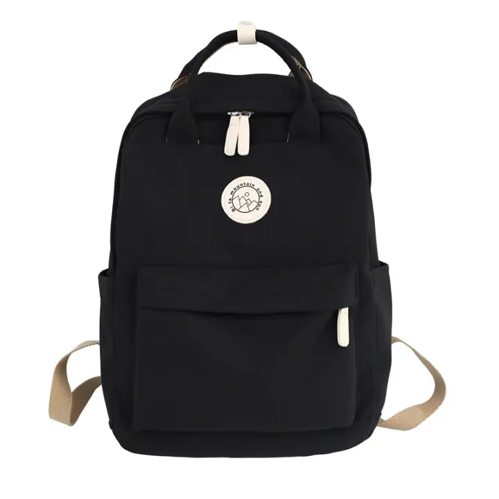 Mochila Escolar para adolescentes, Bolsa de viaje de Negocios, resistant al agua, de Nailon, color Negro, para Mujer - 1