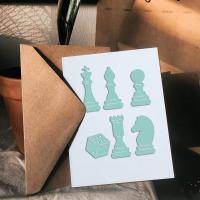 1pc Corte De Metal Para Poker Ajedrez Y Dados En Carbono Apto Para Scrapbooking Cumpleaños Boda Bodas Álbumes Cartas - details 0
