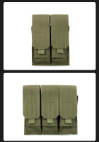 Bolsa táctica multienlace para cargador cuádruple, bolsa de almacenamiento doble y triple, bolsa para walkie-talkie, bolsa para accesorios Molle de campo - details 9