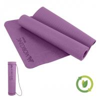 Mobiclinic Esterilla de Yoga Incluye Correa de Transporte 6mm grosor Marca Española Antideslizante Impermeable Ecológica Fitness Deporte 181x61x0.6 cm Lavable Flexible TPE Morado - details 2