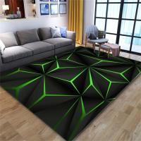 Carpetas De Piso Antideslizantes De 3D Ilusión Optica Para Sala De Estar Dormitorio Cocina Moderno Estilo Decorativo Poliéster 100% - details 3