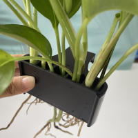 Soporte De Cultivo De Plantas Para Acuario Con Gancho Integrado Porta Plantas Vivero Decorativo Para Tanque De Peces - details 10