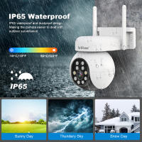 Cámara IP Wifi 5MP SH052 Srihome PTZ Sin Cables Vigilancia Exterior Con Rastreo Automático AI Alarma De Sonido Y Luz Visión Nocturna En Color - details 8
