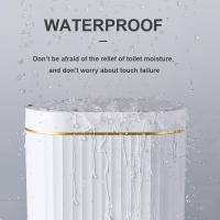 Bandeja De Papel Toalla De Baño Y Lámpara De Noche Sensor Automático 7 Litros Cesta De Basura Inteligente Para Cocina Y Toilette - details 6