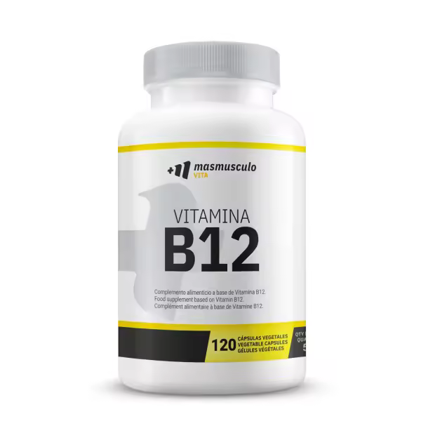 Vitamina B12 1000 ug - 120 Cápsulas Vegetales MM Supplements - 1