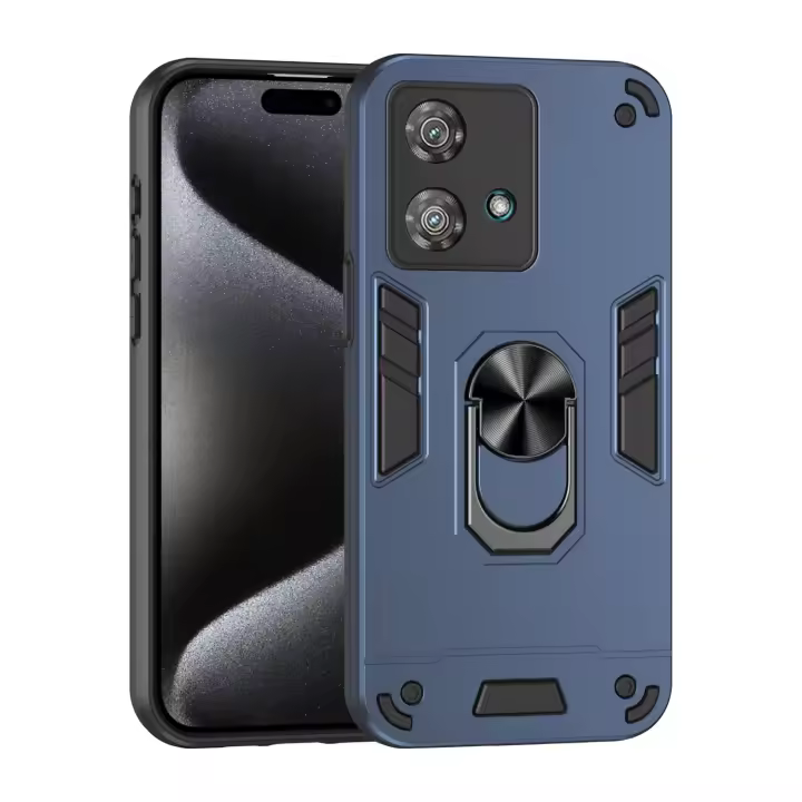 Funda De Armadura Anticholpes Para Moto Edge 50 Pro 40 NEO 30 FUSION G 5G 2024 G PLAY G POWER 4G 5G 2024 2023 2022 Con Soporte Magnético Y Anillo - 1