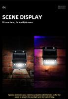 Lámpara Solar Exterior Con Sensor De Movimiento PIR 30 LED Luz De Pared Impermeable Para Jardín Decoración De Calle Luz Solar Autónoma - details 19