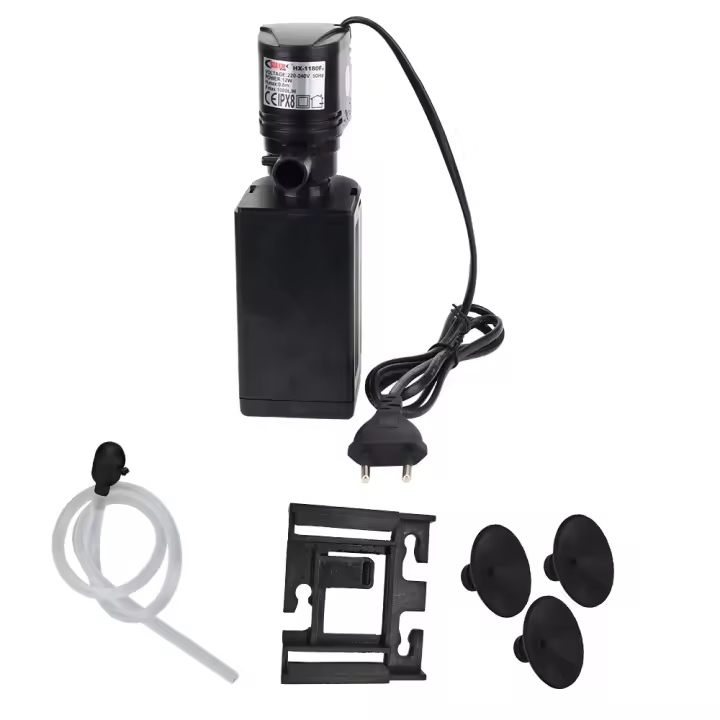 Bomba De Agua Para Acuario Ultra Tranquila 12W 18W 25W 35W Con Filtro Interno 3 En 1 Potente Bomba De Filtración Para Tanque De Peces - 1