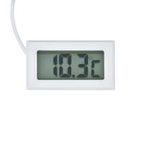 Termómetro Digital LCD Mini 1M Cable Impermeable Para Acuario Medidor De Temperatura Y Humedad Sensor Para Ambiente Interiores - details 6