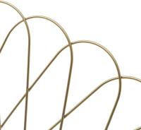 Espejo Decorativo Dorado Fornord - Flor de Metal - 56x56 Cm - details 1