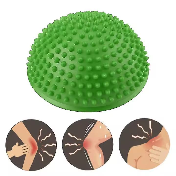 Masaje de pies Media Bola balance ejercicio vainas castigado para la terapia muscular del pie de tejidoProfundo - 1