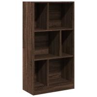 vidaXL Estantería madera de ingeniería 57x28,5x107,5 cm Blanco, Negro, Roble Sonoma Mueble Almacenaje Estantería para Oficina, Estudio, Dormitorio Estantería/Librería/ mueble de Almacenamiento - details 6