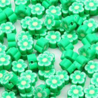 20/50/100pcs Bolas De Arcilla Polimérica 10mm Bolas De Flor Hechas a Mano Separadores Para Fabricación De Joyas Pendientes Accesorios DIY - details 9