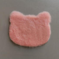 1PC Alfombra De Peluche Miniatura Para Casa De Muñecas Accesorios De Dormitorio Y Sala De Estar Decoración Escena Propiedades De Fotografía Tamaño 1:12 Material Textil Y Fibra Origen China - details 5