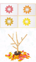 Puzzle 3D De Madera DIY Modelo De Árbol Juguete Educativo Montessori Para Niños Regalo Bloques De Rompecabezas Asamblea Unisex - details 5