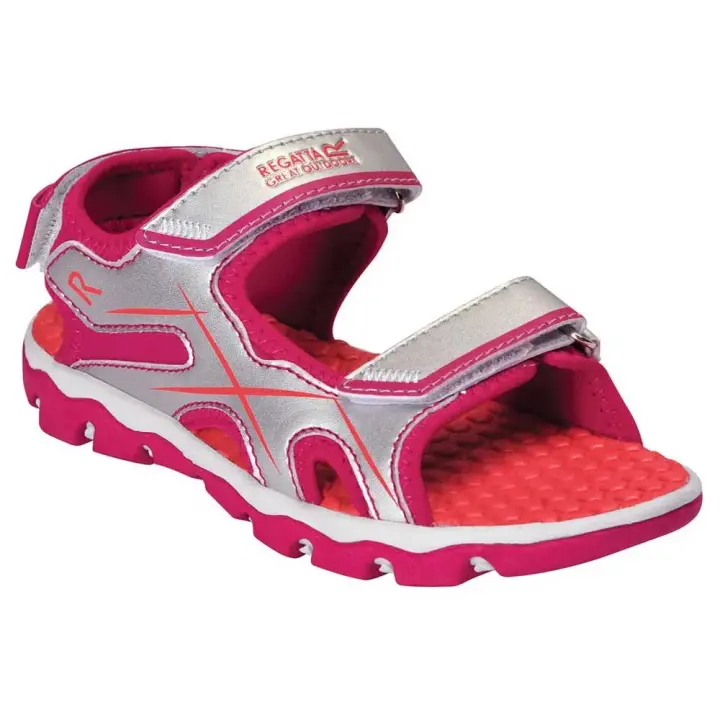 Regatta Sandalias Kota Drift Gris,Rosa Niños - 1