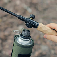Adaptador De Butano Al Aire Libre Con Soporte Conversor De Gas Adaptador De Válvula De Salida Nozzle Para Estufa De Camping Material De Aleación De Aluminio - details 2