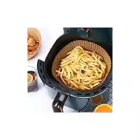 16-20cm, Molde de Papel Para Freidora De Aire Antiadherente, Papel Vegetal para Air Fryer, redondo. Molde Pergamino Desechable Para Hornear Cocinar Asar Y Freir. Papel Freidora Aire, Papel Desechable, Papel Horno Freidora Aire Antiadherente para microonda - details 2