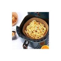 16-20cm, Molde de Papel Para Freidora De Aire Antiadherente, Papel Vegetal para Air Fryer, redondo. Molde Pergamino Desechable Para Hornear Cocinar Asar Y Freir. Papel Freidora Aire, Papel Desechable, Papel Horno Freidora Aire Antiadherente para microonda - details 2