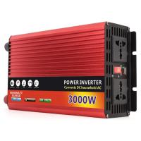Inversor de corriente para coche de 12 V 220 V, Inversor de onda senoidal modificada de 1000W  3000W, transformador portátil con cargador USB - details 12