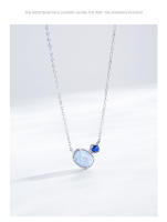 Zenyth-Conjunto de joyería de ópalo de Plata de Ley 925 de lujo, regalo perfecto para Vacaciones o Aniversario de Mujer - details 8