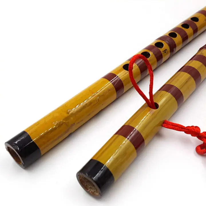 Flauta De Bambú Tradicional Clarinete Musical Estudiante Con 7 Agujeros Longitud 42.5 Cm Instrumento Musical De Calidad Superior - 1