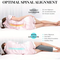Almohada De Soporte Para Rodilla Y Tobillo En Forma De Medio Círculo Espuma De Memoria De Alta Calidad Alivio Del Dolor Lumbar Y Cuello Uso Para Masaje - details 1