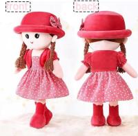 Adorable sudadera suave Bebé Niña Muñecas Mimoso Ragdoll Princesa muñeca con Vestido extraible sombrero Bebé Primera muñeca de trapo dormir Cuddle Buddy muñeca decoración de La Habitación Mejores Regalos 35cm - details 4