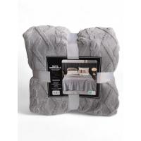 Manta Gruesa de Sofá y Cama Ochos en Color Gris – Sedalina Suave con Sherpa, Calidez Garantizada- Mercatienda - details 5