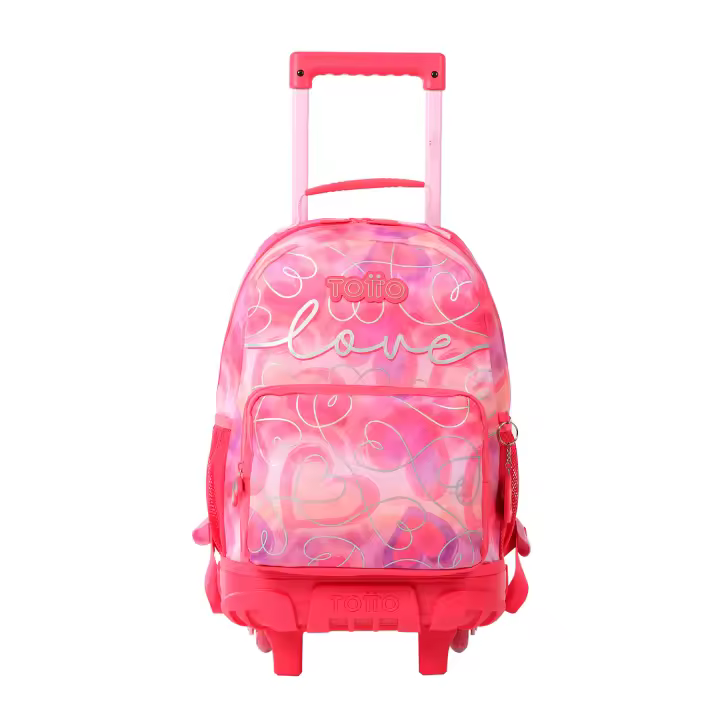 Totto Mochila infantil ruedas Amorely -Dimensiones:29.5 x 41.5 x 17 cm-Material:Poliester - 1