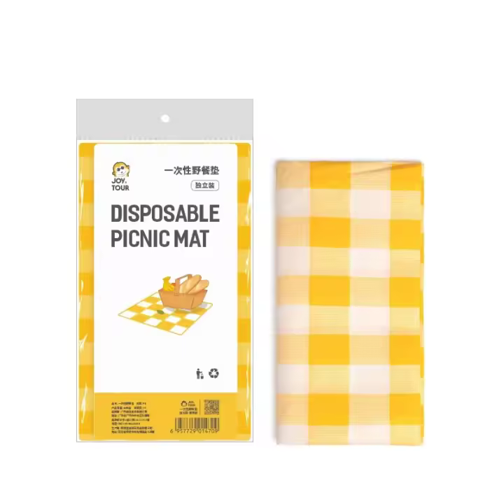Manta De Camping Plegable Impermeable Y Antihumedad Clásica a Cuadros Con Uñas Para Paseos Y Picnics Material PVC - 1