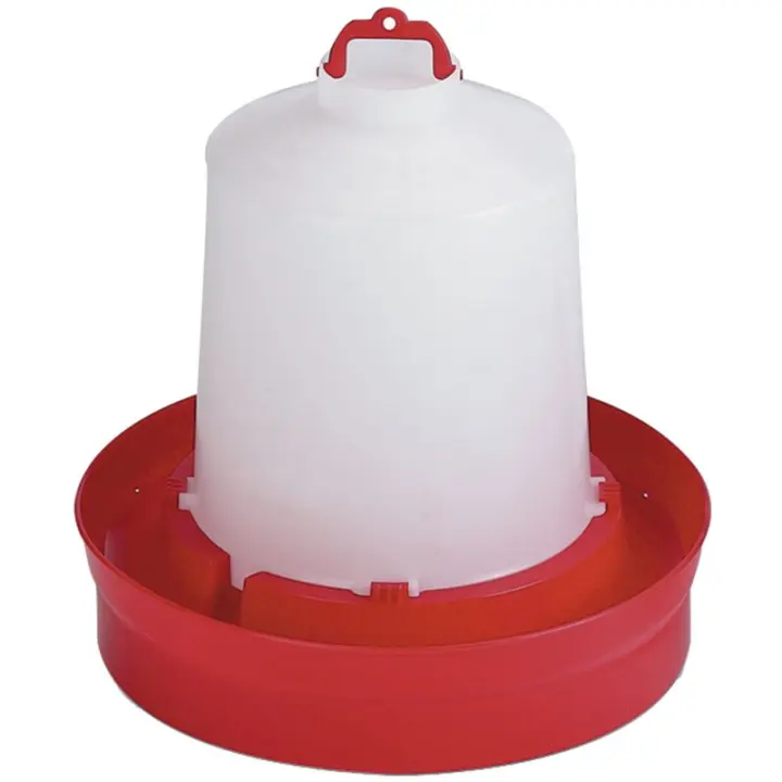 Bebedero para Pollos de 2da Edad ROJO 8 LITROS ø35x24 cm - 1