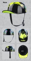 Casco De Motocicleta DS Gang Verano Unisex Abs 0.65KG Medio Casco Para Coche Bicicleta Y Automóvil Diseño De Sombrero De Béisbol - details 15