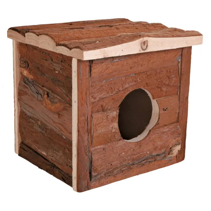 TRIXIE Casita Jerrik Natural Living 15 × 14 × 13 cm para hámsters, ratones - 1