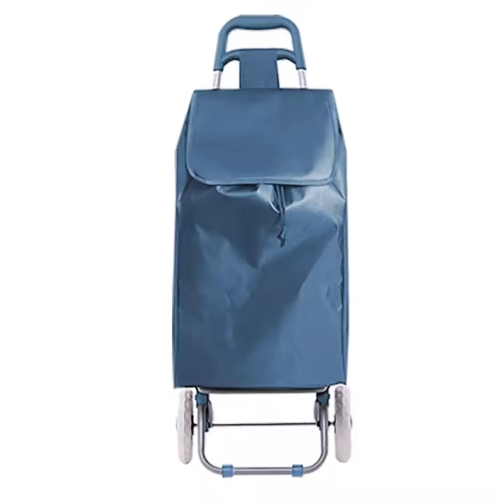 Carro de la Compra de 2 Ruedas, Carrito de la Compra para Supermercado , Bolsa Principal de 40L, Bolsillo Posterior, 90 x 30 x 35cm - 1