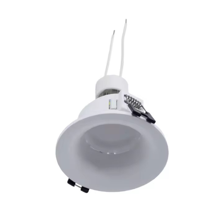 Barcelona LED KIT Aro empotrable Ø86mm (blanco) + Bombilla GU10 5,4W + Portalámparas - 1