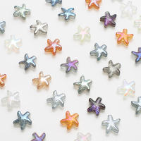 30Pcs Lotes De Cuentas De Vidrio De Cristal 13x14mm Pendantes De Estrella Para Joyería DIY Colgantes Y Aretes Encantos Para Mujeres - details 2