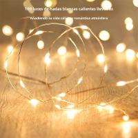 Luz De Hada LED USB Con Cable De Cobre 20M 200LED Para Decoración De Árbol De Navidad Boda Y Fiesta Lámpara De Garlanda Exterior - details 1