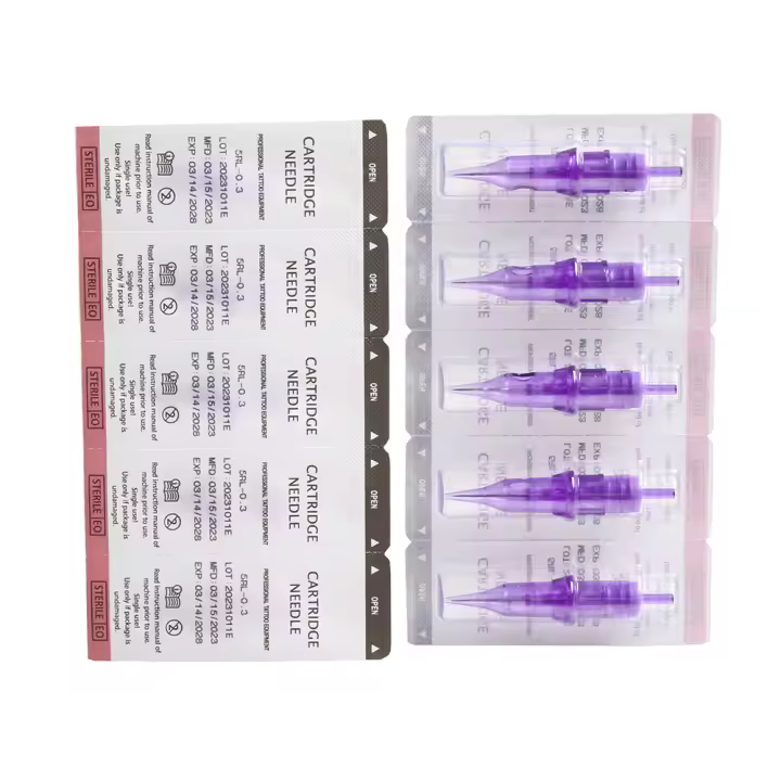 Cartuchos De Tatuaje Desechables Estériles 1RL 3RL 3RL 7RL Para Maquillaje Permanente De Labios Y Cejas Con Rotario Pen - 1