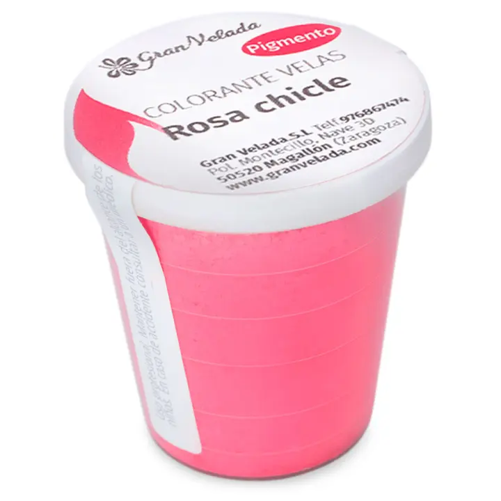 Colorante para Velas Rosa Chicle Pigmento en Polvo | Color Duradero y Vivo y Gran Rendimiento | Uso Profesional - 1