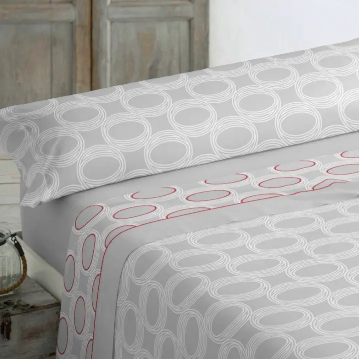 KYTZIAS - Juego de Sábanas Verano tacto Extrasuave. Juego de cama 3 Piezas Microfibra. Sábanas de Verano de colores. Ropa de cama lisa y suave. Estampados modernos para cama de 90, 105, 135 y 150 cm. - 1