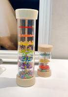 Juguete Educativo Montessori Para Bebés Llovizna Arcoíris Vaso De Arena Música Rattle Juguete Sensorial Para Niños - details 6