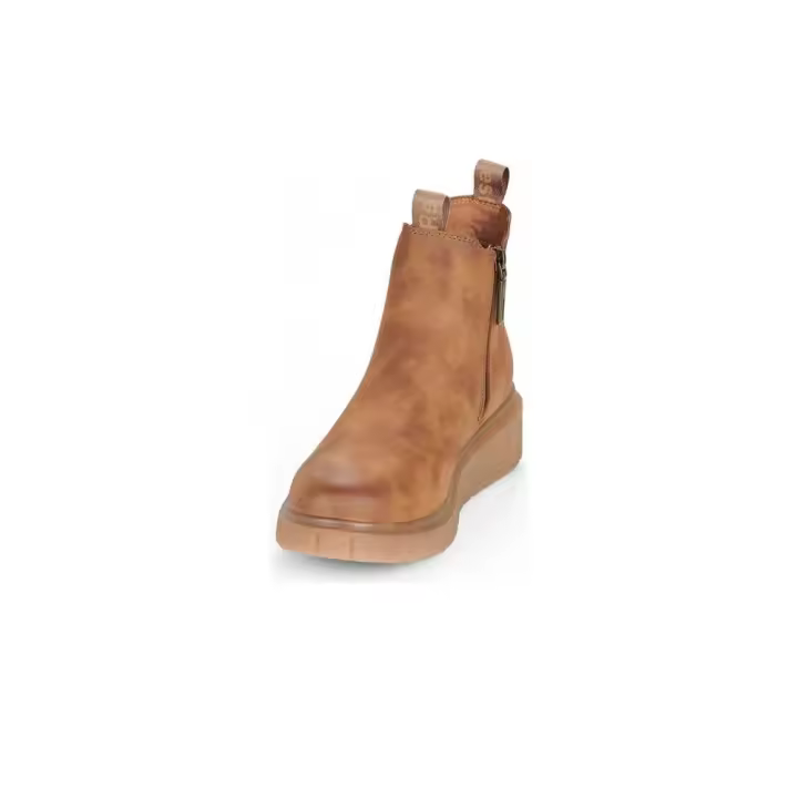 Botines Planos Mujer Refresh 176082 Camel - 1