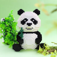 Linkgo Panda Modelo De Animal 390 Piezas Bloques De Construcción Mini Auto-Desbloqueables Para Niños Juguete Educativo De Artesanía DIY - details 3