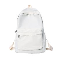 Mochila Escolar Para Mujer Impermeable De Gran Capacidad Con Cierre De Cremallera Suave Color Sólido Casual Para Niñas Adolescentes Estudiante Suministro - details 40
