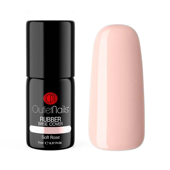 Rubber Base Cover - Soft Rose 11ml para uñas esculpidas - Outlet Nails - 1