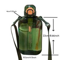Botella Deportiva De Agua Para Hombres Y Mujeres 750ML Con Cinturón Para Correr Baloncesto Fitness Viajes Y Camping Al Aire Libre - details 0